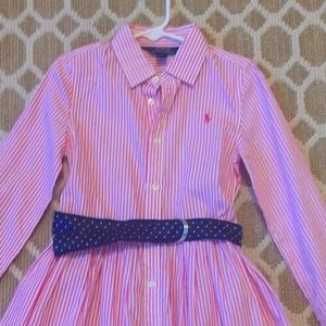 Girl's Polo Ralph Lauren Oxford button up dress